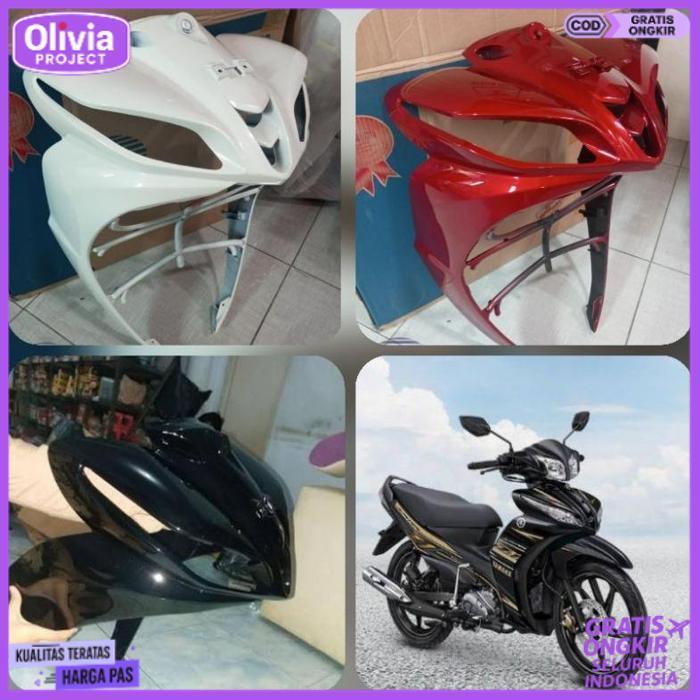 Murah Panel Tameng Body Depan Yamaha Jupiter Z1 Injection 1Yd Hitam Merah Putih Merek Win