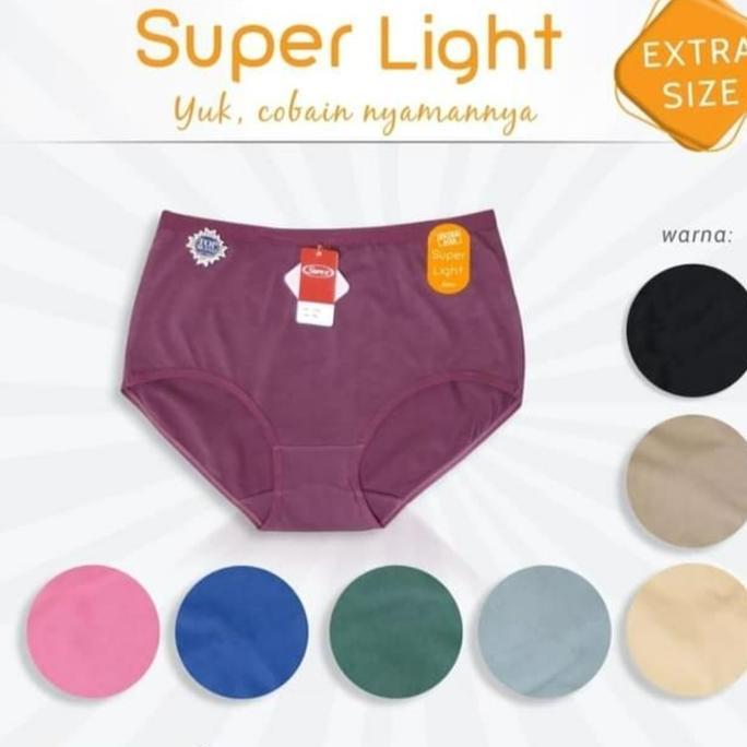 Murah SOREX CD WANITA JUMBO SIZE BESAR SUPER LIGHT KATUN 3XL 4XL 5XL Non COD