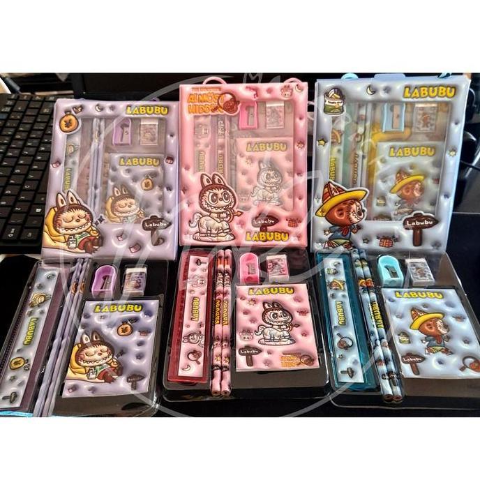 topafeb - paket alat tulis anak sekolah karakter labubu tk paud sd