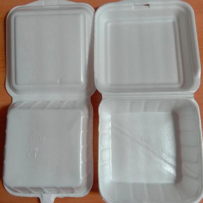 New- styrofoam box nasi kotak /styrofoam nasi gabus 100pc