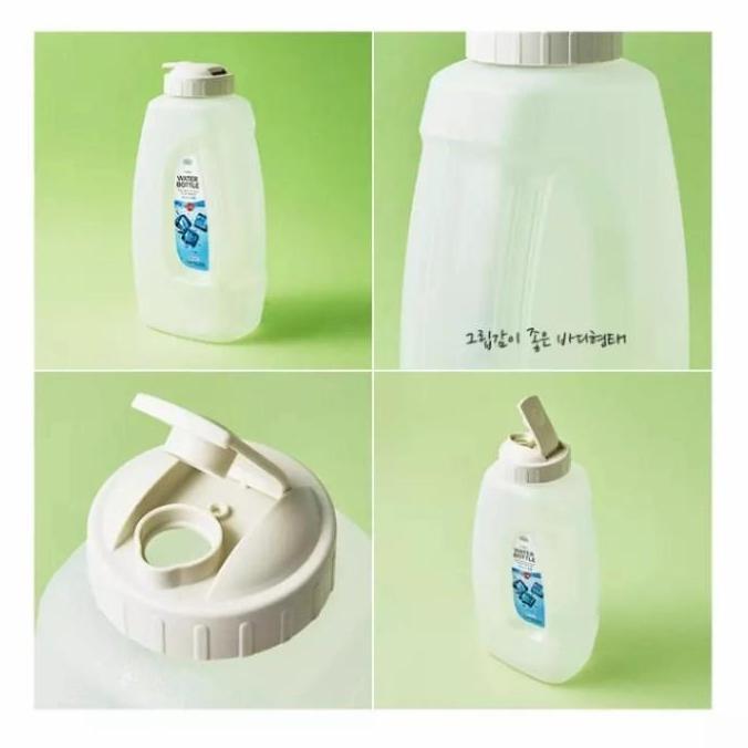 New- botol minum lock n lock P&Q water jug 2liter PUTIH 2000ml lock&lock