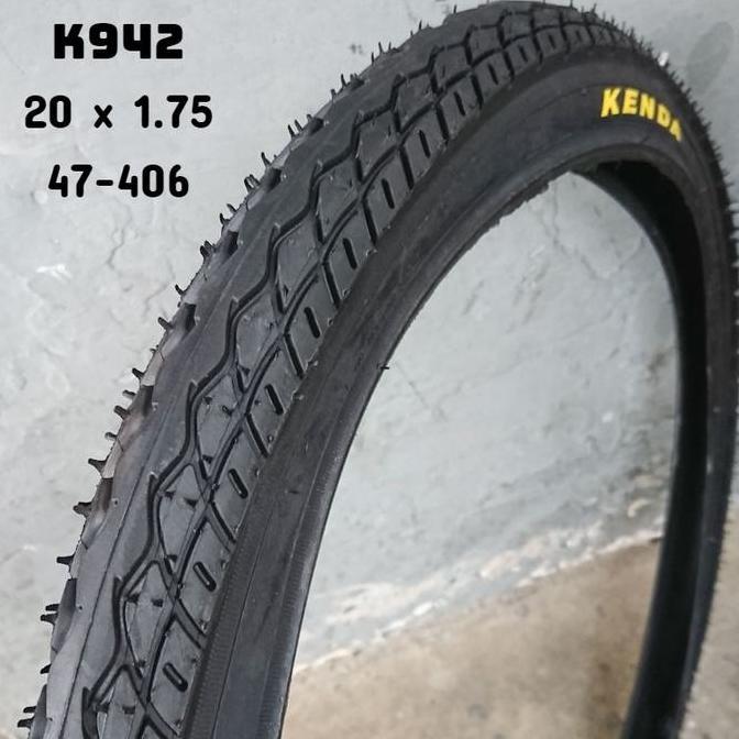 Promo Ban Luar Kenda 20 x 1.75 K942 ETRTO 47-406 Sepeda Lipat BMX Diskon