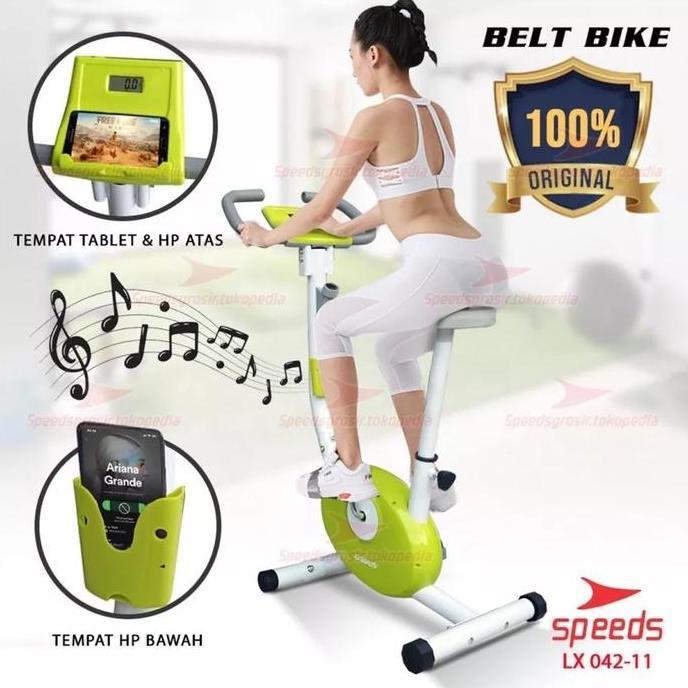 Sepeda Statis Excercise Belt Bike Sepeda Fitness Spinning Bike Speeds ICA