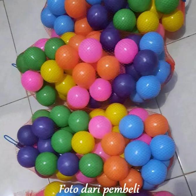 Bola Warna Plastik / Bola Mandi Bola Anak (Sni) Isi 200 Pcs Kode 1028