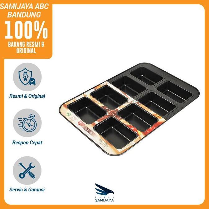 NEW Cava Alat Masak / Kue 8 petite loaf pan Royal Ami
