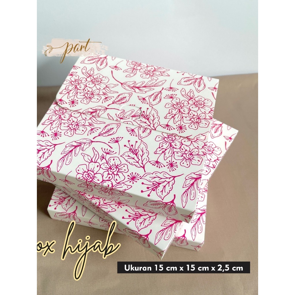Box Hijab / Box Jilbab / Box Scarf