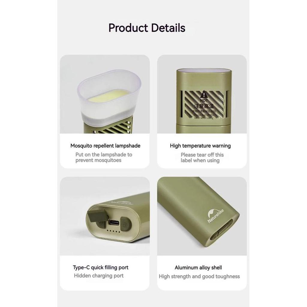 Spesial Lampu Senter Lentera + Obat Nyamuk Tenda Camping Naturehike Cnh22Dq021
