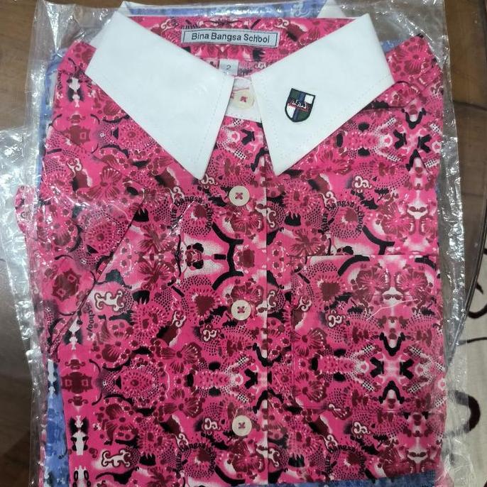 New- seragam BAJU sekolah bina bangsa wanita no 2