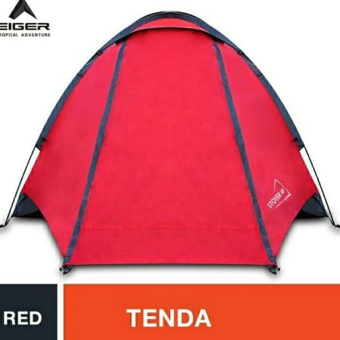 Terlaris Tenda Eiger Stover 4P Tent - Red