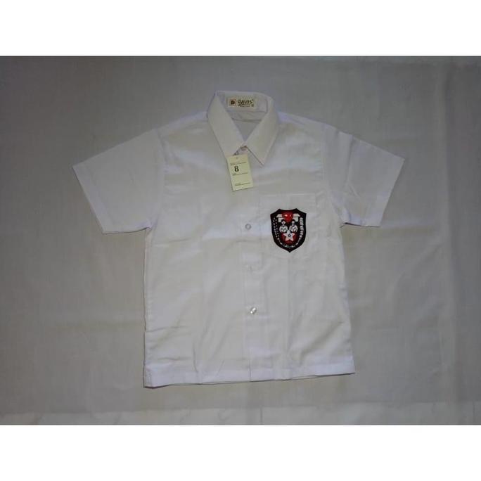 New- SERAGAM SEKOLAH DAVIS HEM PUTIH SD