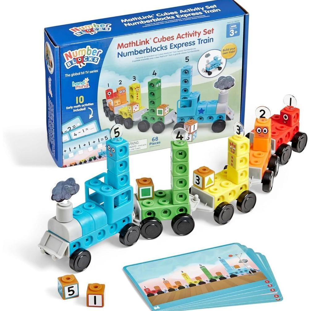 Hand2Mind Numberblocks Express Train Mainan Matematika Anak