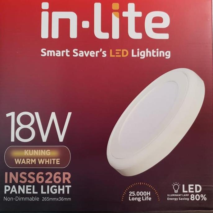 Downlight Panel Outbow 18w Inlite / Bulat