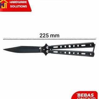 MEXALE KNIFEZER Pisau Lipat Folding 3 Color CS Go Balisong Hunting Knife - C3