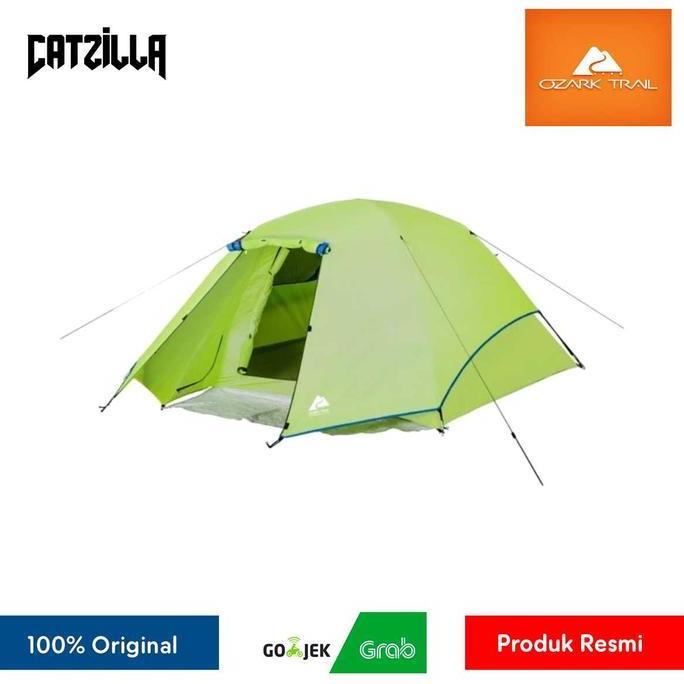Terlaris Tenda Camping Ozark Trail 4P Dome Tent - Green