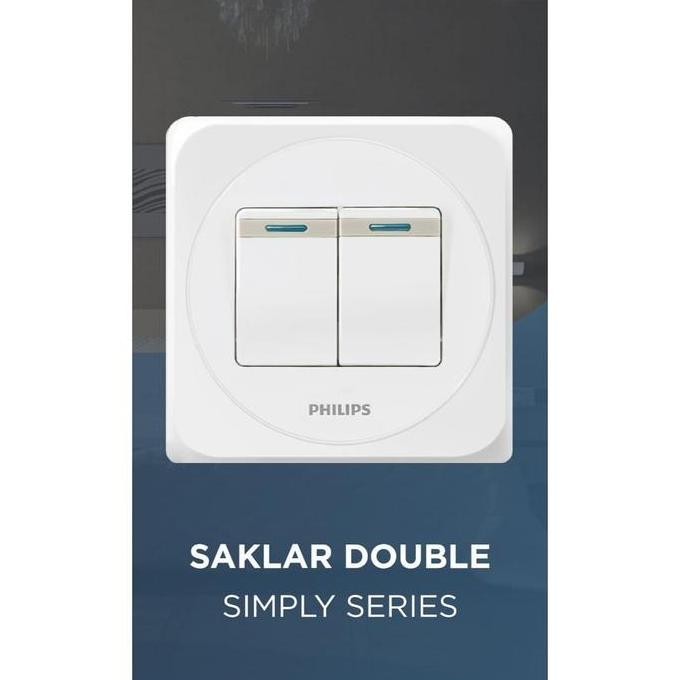 New- Saklar PHILIPS SIMPLY / Saklar Seri PHILIPS SIMPLY / Saklar