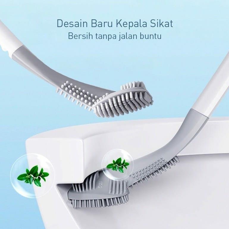 Hai - Sikat Toilet / Sikat WC / Sikat Kloset Duduk Silikon / Sikat Toilet Bentuk Golf