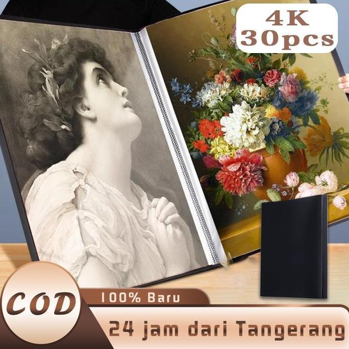 NUWAX 30 Lembar Folder A2 Display Book Map File Dokumen Folder