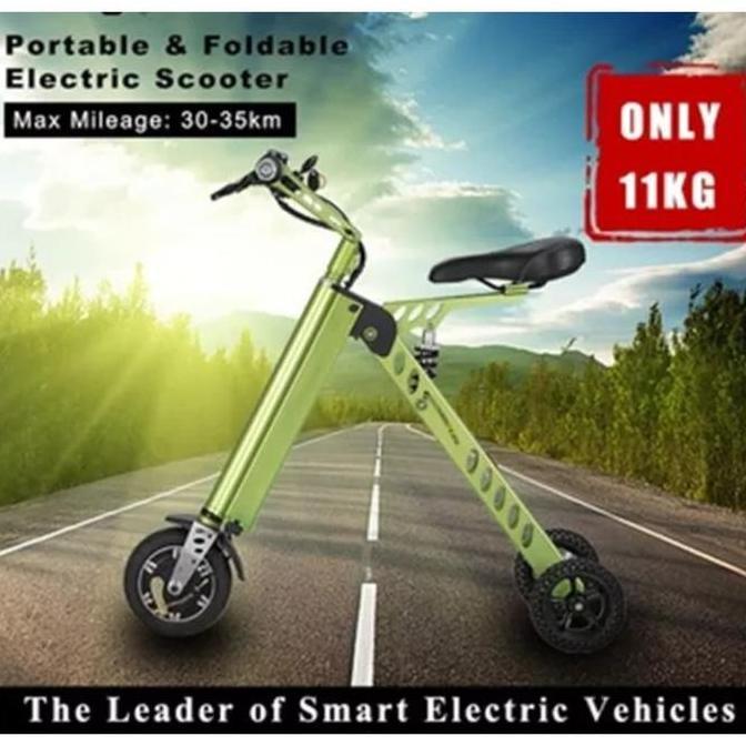 Terbaru Sepeda Lipat Listrik Millennium Roda 3 - Millenium Scooter Electric