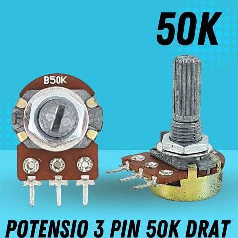 POTENSIO MONO 50K MERK A-PLUS PENGGANTI MERK ALPHA