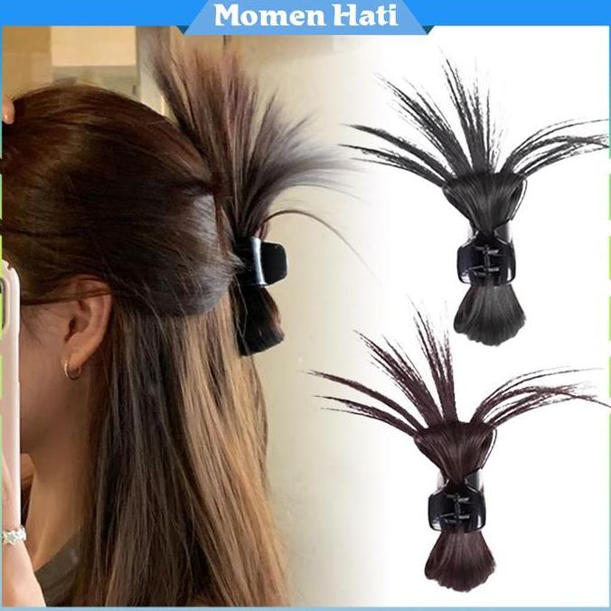 VEXANAF Sanggul Cepol Rambut Jepit Rambut Palsu Wanita Sanggul Cepol Rambut Palsu