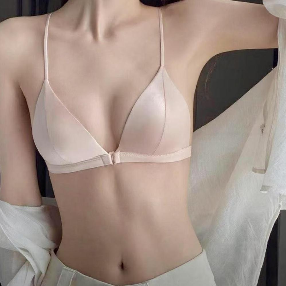 VANNESA Bra / BH / Bikini kancing depan dengan tiga gaya tali, Tali fleksibel Non kawat Busa 045