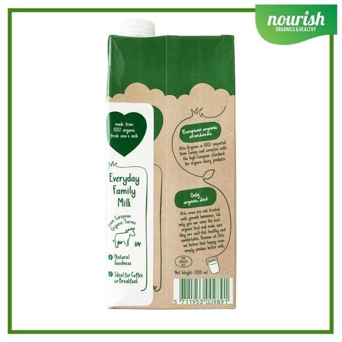 New- Arla Organic FULL CREAM Milk / Susu Full Krim organik 1 L