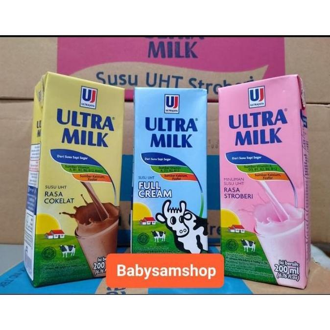 New- Susu UHT Ultra Milk 200ml BISA MIX RASA ( KHUSUS ) 1 DUS ISI 24PC