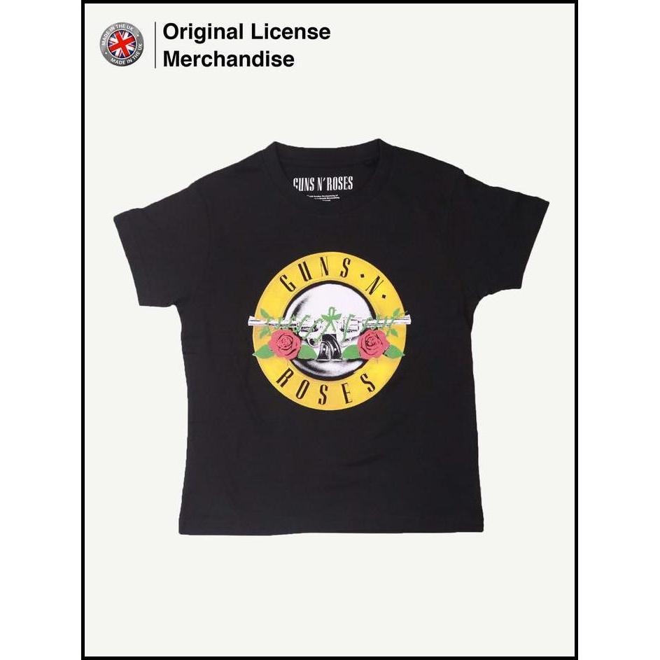 Kaos Baju Motif Anak Laki Perempun GUNS N ROSES Original Classic Logo best seller