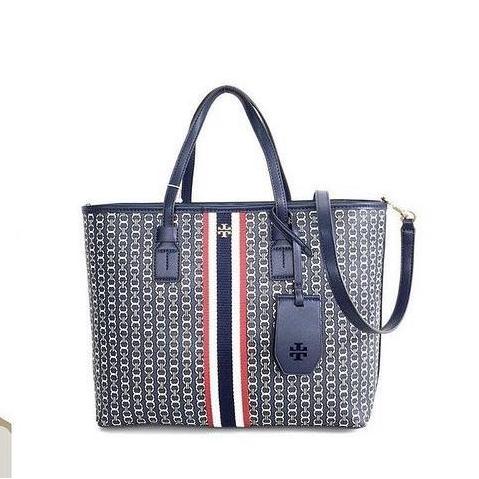 Tory Burch Gemini Link Canvas Small Tote