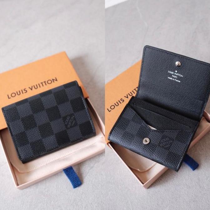 Louis Vuitton LV Card Envelope Wallet / case / holder Damier Graphite