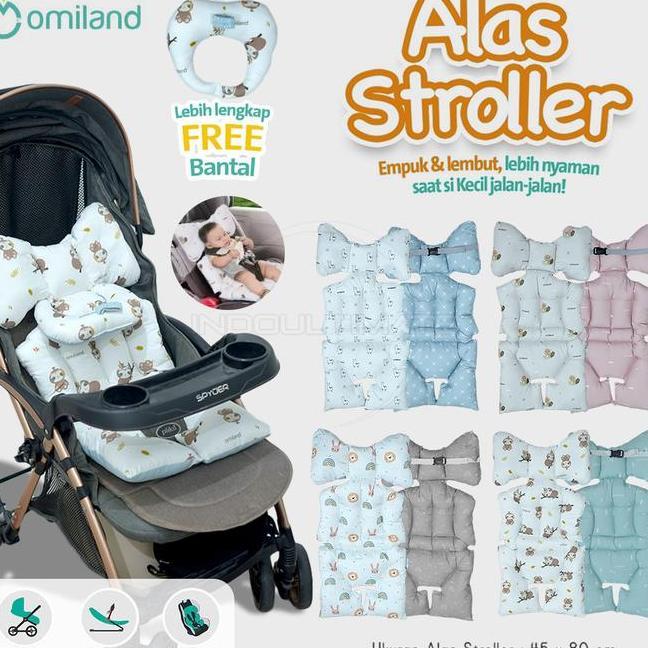 Omiland Alas Stroller Baby Alas Stroller Bayi Alas Stroller Stroller Universall Stroller Pad Alas Ke