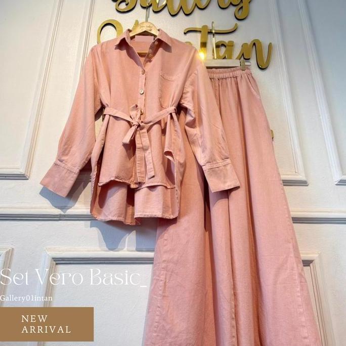 Set Vero Basic_ Celana Kulot _ Soft Jeans