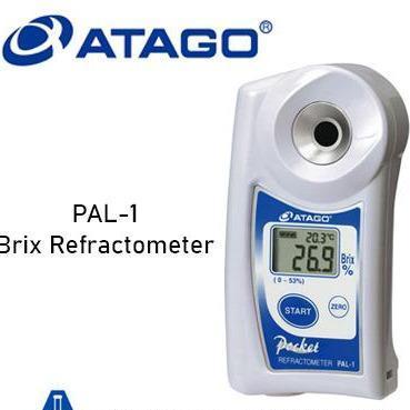 Atago Pal-1 Brix Refractometer 3810 Range 0-53% Brix Original Dan Terpercaya