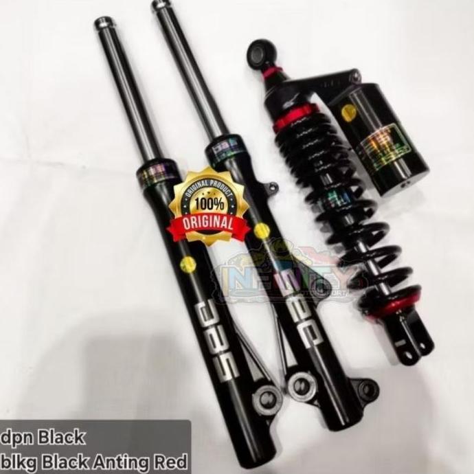 PAKET SHOCK DBS DEPAN SEAL+BELAKANG (VARIASI) BEAT/MIO/VARIO110 VARIO125/150 SCOOPY FINO XRIDE FAZZI