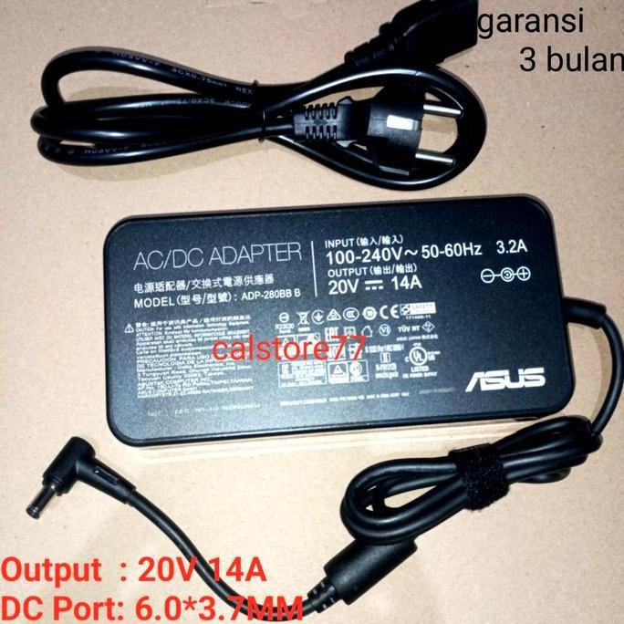 Charger Laptop Asus ROG Strix G15 G513QY G17QY 20V-14A 280watt
