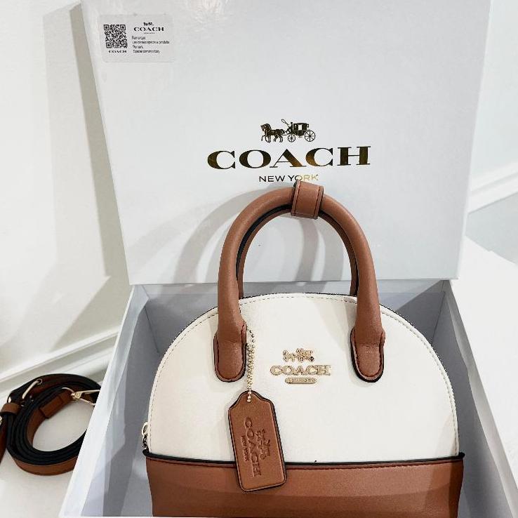 WAJIB PUNYA` ORIGINAL FREE BOX C0ACH TAS SELEMPANG WANITA ALMA BAGS TAS SLING BAG | TAS JINJING WANI