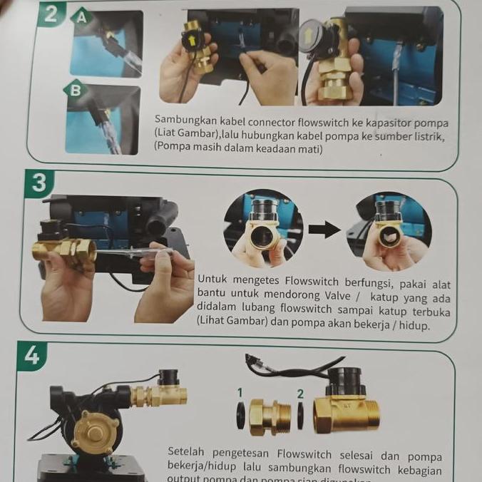 WASSER Booster Pump Pompa Dorong PB-218EA / PB218EA / PB 218 EA