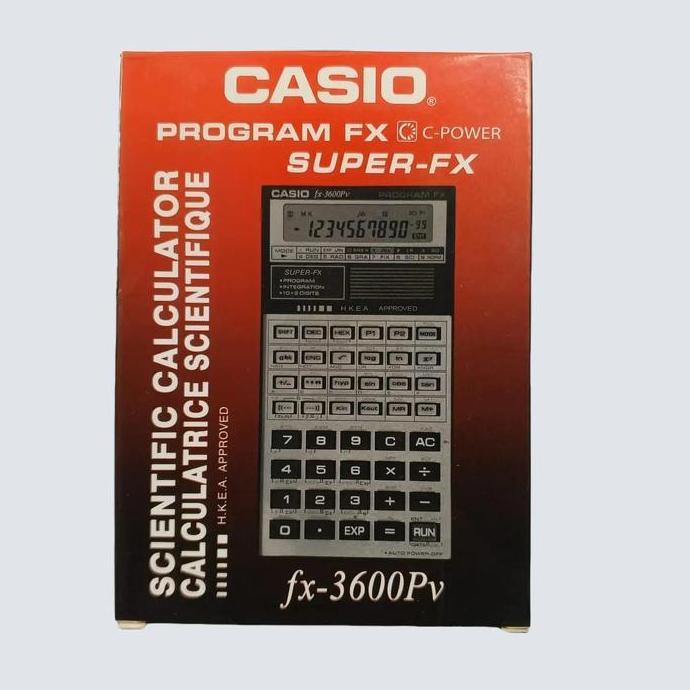 TERBARU - Kalkulator Merk Casio Seri SUPER-FX fx-3600Pv | Scientific Calculator