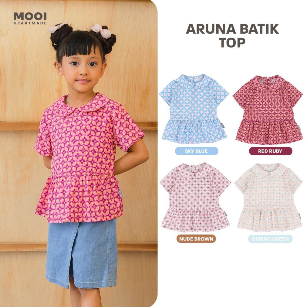 Mooi Atasan Batik Anak Perempuan Aruna Batik Top