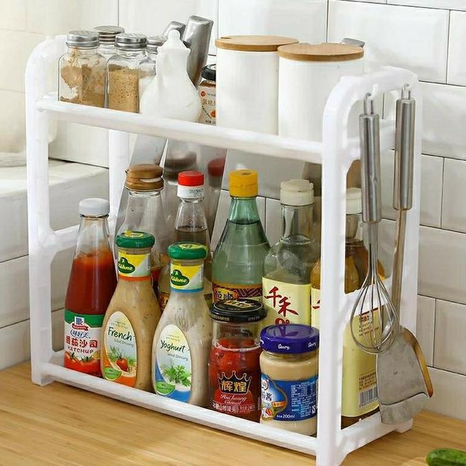 Rak Dapur Rak Kamar Mandi Rak Plastik Serbaguna 2 Susun