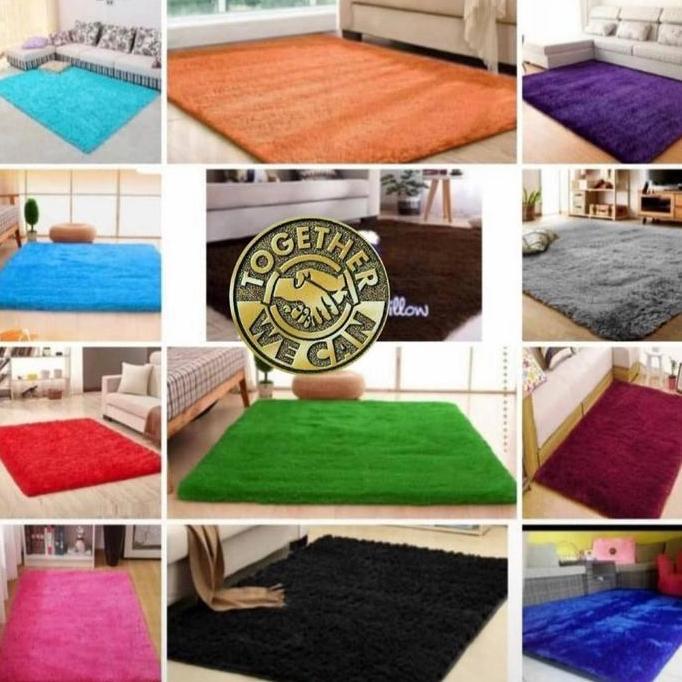karpet bulu pillow 160x100 ada resleting