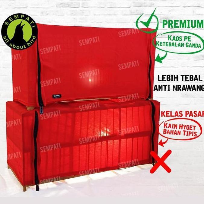 Krodong Dongdang Premium Kerodong Sangkar Kandang Burung Merpati 3 Pasang Petak 6 Pintu Bahan Pe Kai