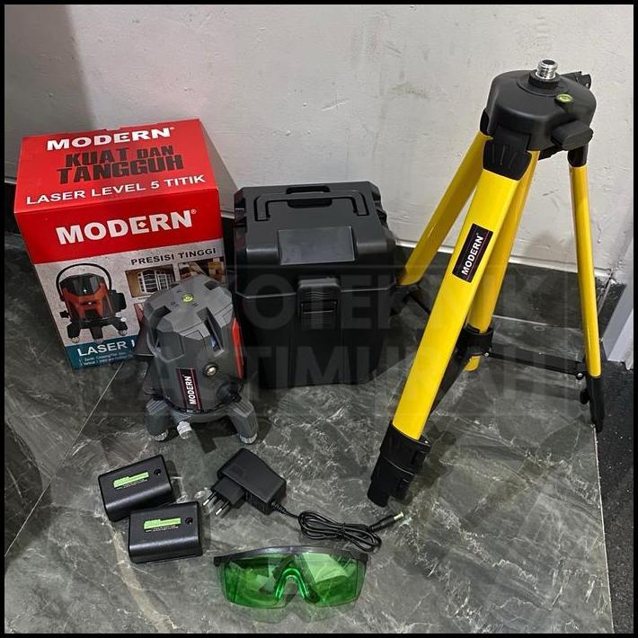Waterpass Laser Level MODERN 5 titik Waterpas Line Laser LD-515 Leveling Line best seller