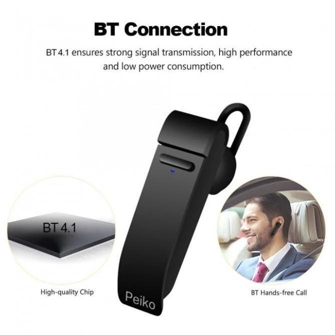 TERBARU PEIKO Smart Intelligent Real-Time Bluetooth Earphone Translator