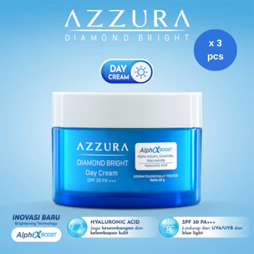 AZZURA Diamond Bright Day Cream 30 gr x 3 pcs