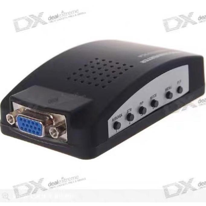 Terpopuler- Converter Video To Vga / Rca To Vga / Av To Vga Konverter Av To Vga