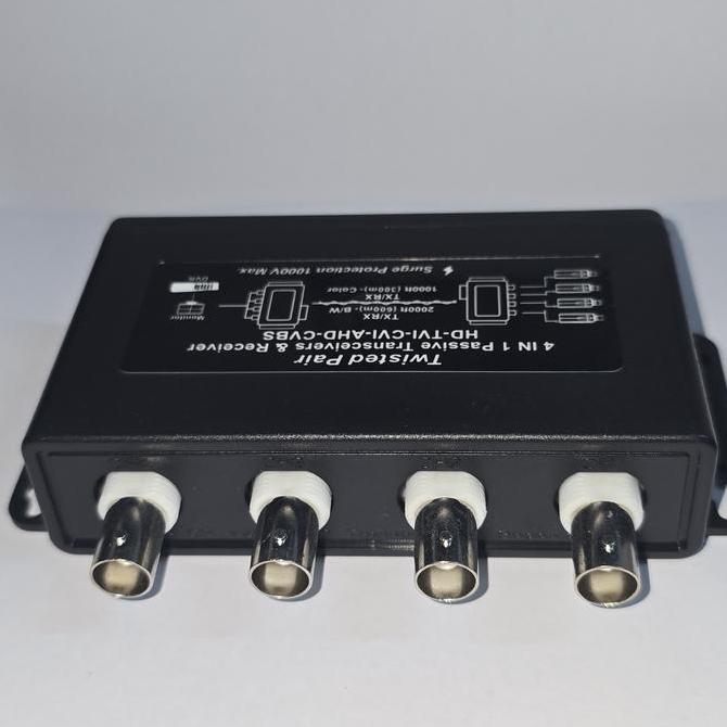 VIDEO BALUN 4 CH / BALUN AHD / BALUN HDTVI/BALUN CCTV