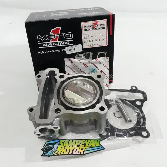 Silinder Blok Cylinder Block Set Seher Piston Mx King 57Mm Moto 1 Original Dan Terpercaya