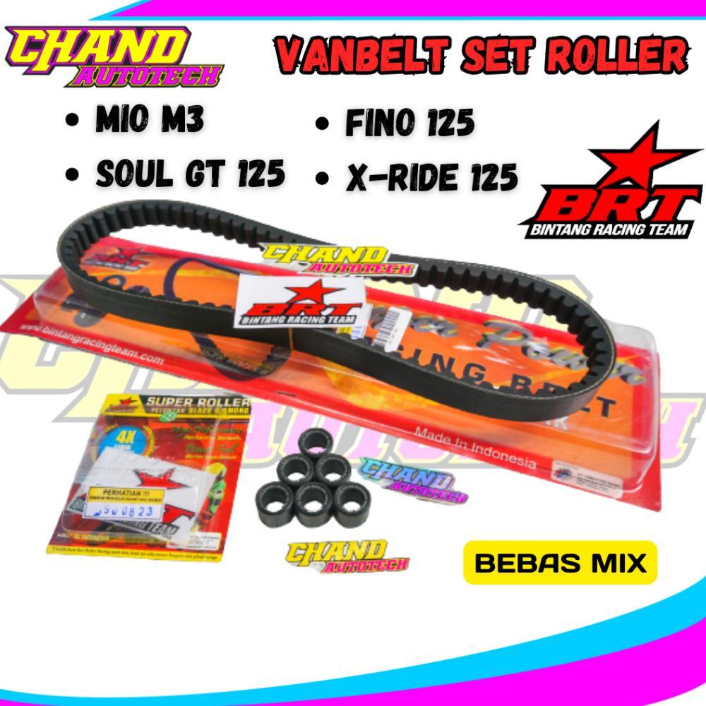 Vbelt Vanbelt Set Roller BRT Mio m3 Fino 125 Gear 125 Venbelt V-belt BRT Filano Fazzio Freego BRT