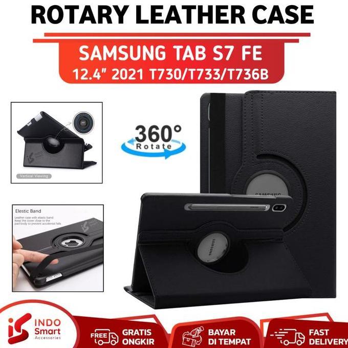 NEW Case Samsung Tab S7 FE / Samsung Tab S7 FE / T730 T733 Casing Rotary